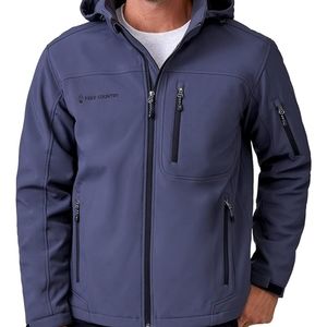 Free Country Soft Shell size M Medium Indigo, water & wind resistant,soft lining